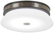 Kovacs P955-691-L Tauten 15"W LED Flush Mount Ceiling Fixture - Coal with