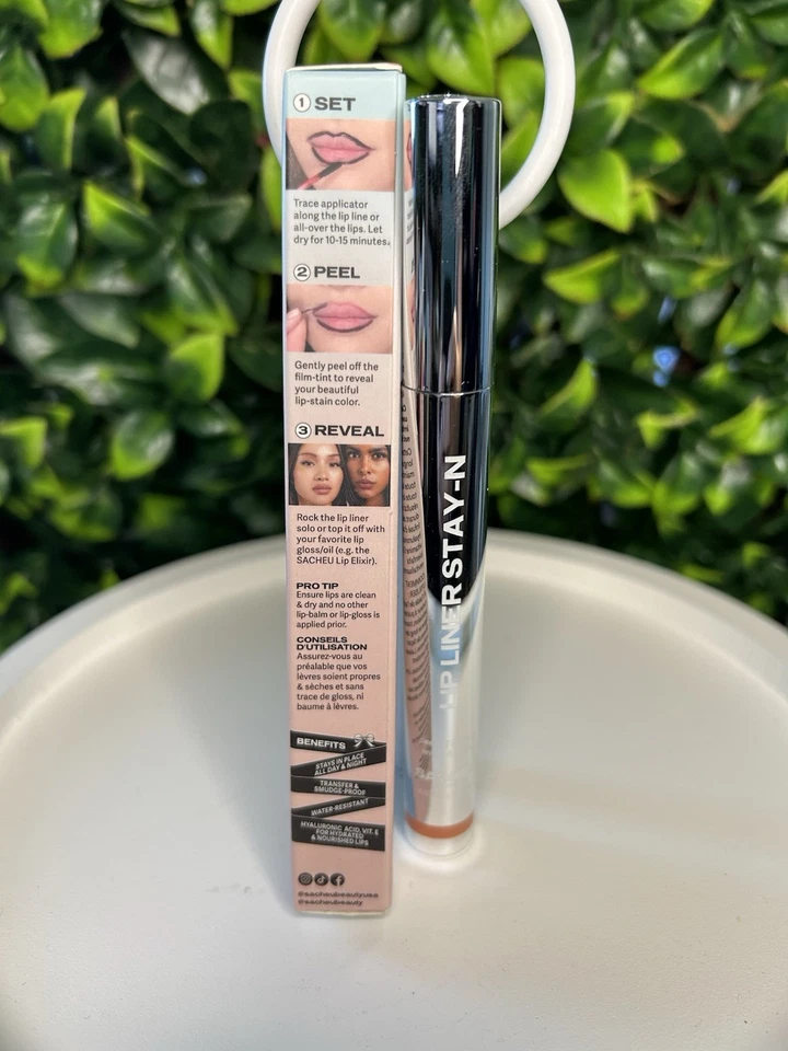Sacheu Peel Off Lip Liner STAY-N #01 nOOHde True Nude 0.12 fl oz – Long-Lasting - Image 2 of 2