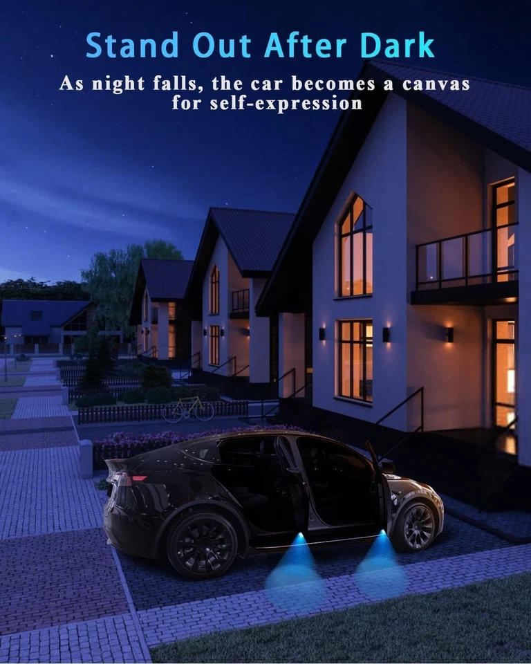 2 Pcs For BMW Car Lamp Door Courtesy Ghost Shadow Projector LED Puddle Light — 第 4/4 张图片