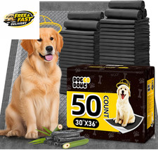 Dog Pee Pads for Dogs XXL 30"X36" Charcoal Puppy Pads 50 Counts Extra Large Disp