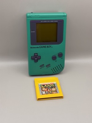 Nintendo Game Boy DMG Play It Loud Green - All OEM - Clean! - Tested w/ DK Land