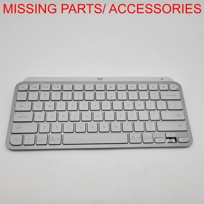 Logitech MX Keys Mini Minimalist Wireless Illuminated Keyboard, Pale Gray *READ*
