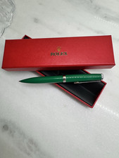 Fabulous Gift Rolex Green Emerald Emblem Twist Ballpoint Pen Vip Gift