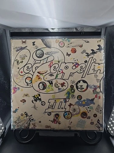 Led Zeppelin III 1974 LP SD 7201 Atlantic Records Phillips RI Press G+/G+