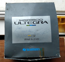 CAJA DE FRENOS Y PALANCAS SHIMANO ULTEGRA 600 (SOLO CAJA SIN PIEZAS) RARA RETRO COLECCIONISTA