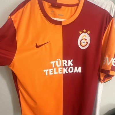 Nike Galatasaray AS Soccer Jersey Shirt Türk Telekom Orange/Red Orange Red Xl 