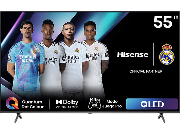 TV QLED 55" - Hisense 55E7NQ Pro, UHD 4K, Game Bar, 144Hz, Dolby Vision IQ, Dolb