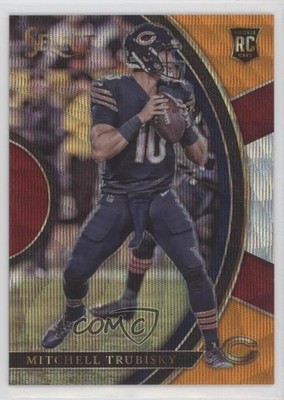 2017 Select Concourse Tri-Color Prizm 7/199 Mitchell Trubisky #72 Rookie RC 0c6