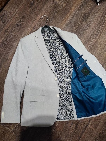 Women Jasper Conran Blazer Grey Cotton 34 / XS /