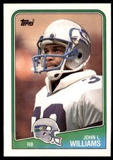 1988 Topps John L. Williams Seattle Seahawks #133