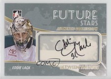 2010-11 ITG Between the Pipes GoalieGraphs Eddie Lack #A-EL Auto 5r8