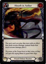 Absorb in Aether (Yellow) NM (Foil) Rare Arcane Rising Flesh and Blood