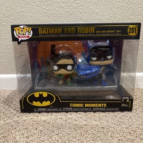 Funko Pop! Moments: DC Universe - Batman and Robin (New Look Batman 1964) #281