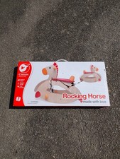 Classic World Cheval A Bascule Bois Jouet Bébé Rocking Horse Neuf 58x51x40 cm
