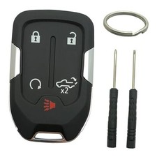 Smart Key Fob Shell Case Replacement Fits for Chevy Silverado 2022 5 Buttons A