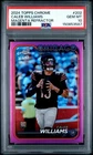 2024 Topps Chrome Caleb Williams #202 Magenta Refractor /399 RC PSA 10 GEM