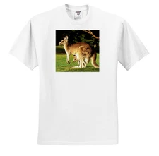 3dRose, Kangaroo, T-Shirt