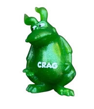 YOWIE Plastic Animal Figures! Single - Crag Green Translucent Toy Minifig