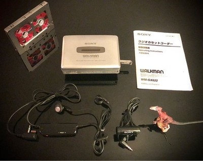2点セットSONY カセットウォークマン WM-GX622 整備品 SONY WM GX622 Cassette Walkman Radio Recorder Fully Serviced w