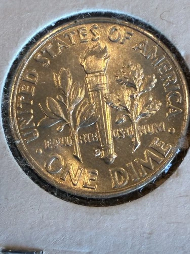 Beautiful 1956 D Roosevelt Dime Uncirculated Silver - UNC actual coin in photo