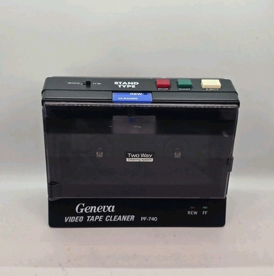 #ad Geneva VHS Video Tape Cleaner PF 740 Tested working $374.99