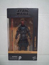 Hasbro The Black Series Star Wars Phantom Menace Darth Maul Action Figure Damage