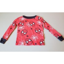 Marvel Spiderman 3T Boys Red Spiderman Pajama PJ Long Sleeve Top