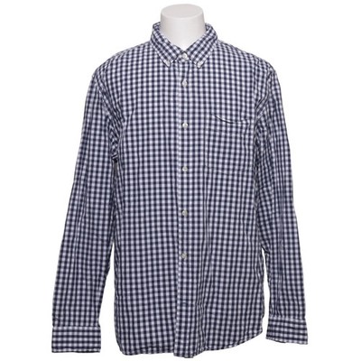 Gap, Hemd, Größe: XXL, Blau/Weiß, Baumwolle, Karo, Herren #2lf
