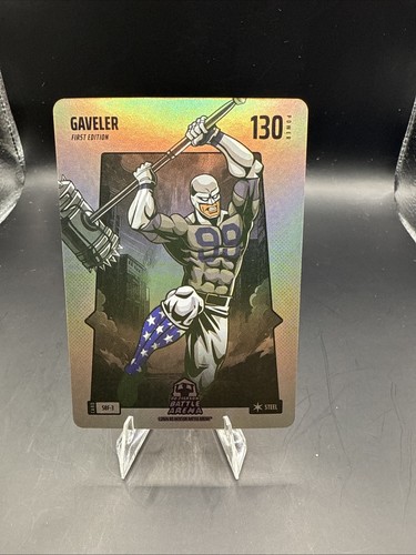 Bo Jackson Battle Arena - Gaveler STEEL Silver Battlefoil -SBF-3