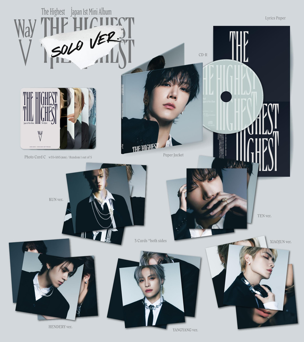 WayV The Highest Limited Edition HENDERY Ver. CD Japan Debut WayV The Highest Limited Edition HENDERY Ver. CD Japan Debut