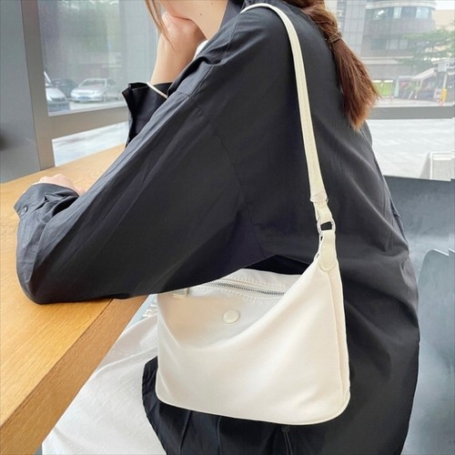 Baby Pink Underarm Bag Nylon Cloth Casual Handbag New Tote Bag Korea Style