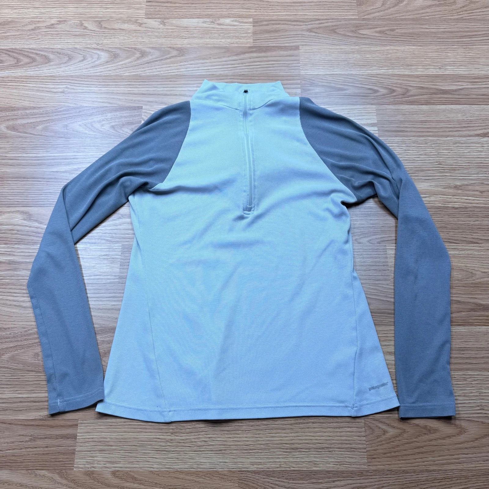 Patagonia Capilene 2 Lightweight Pullover Mens Small Gray 1/4 Zip Base Layer