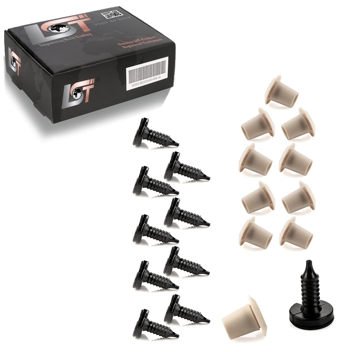 Door Panel Side Cover Clip Grommet Set for LAND ROVER DEFENDER