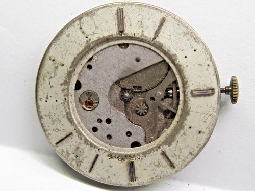 Antique Gents Glycine Watch Movement 17 jewels. # 330 / 26 mm. - Picture 3 of 4