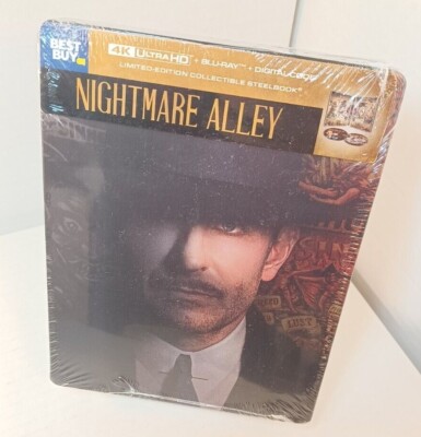 Nightmare Alley STEELBOOK(4K + Blu-ray) NEW (Sealed) Box Shipping w/Tracking