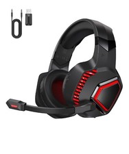 headset gaming microphone wireless works on Xbox, PlayStation and switch.