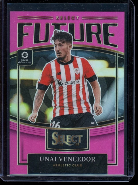 2022-23 Panini Select La Liga Future #4 Unai Vencedor Pink Prizm 22/25 - Bilbao