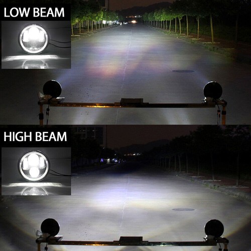 5 3/4" 5.75" LED Headlight Hi/Lo Beam Ring DRL For Motor Sportster XL 883 1200 - Picture 6 of 12