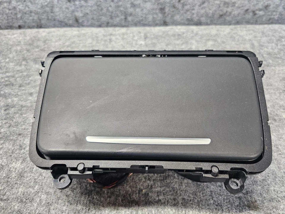 Portavasos consola central delantera BMW 2011-2016 F10 cuero napa merino OEM 56K Foto 2 de 4