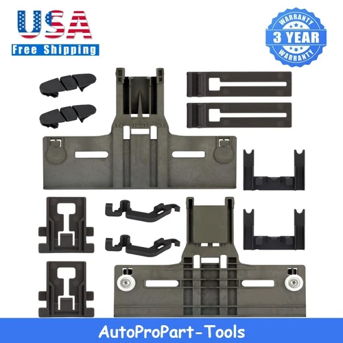 12x W10350376 W10350374 Dishwasher Top Rack Adjuster Parts for Whirlpool Kenmore