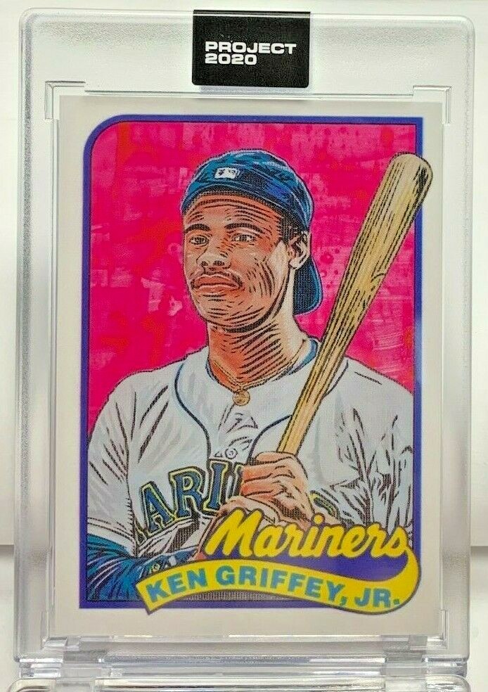 Topps PROJECT 2020 #211 1989 Ken Griffey Jr. by Blake Jamieson Print Run SP/5724