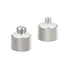 CAMVATE Microphone Screw Adapter 1/4"-20 Male  3/8"-16" Male to 5/8"-27 Female