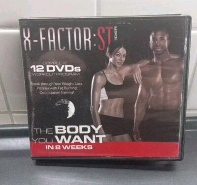 X-FACTOR:ST WEIDER Complete 12 DVD 8 Weeks Workout Program Weight Loss Fat Burn