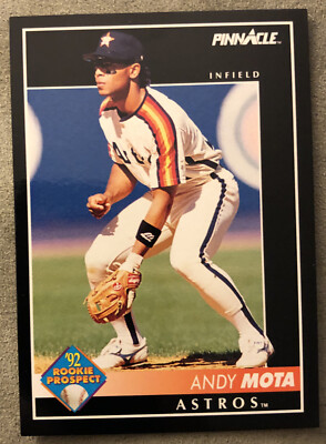 1992 Score Pinnacle Andy Mota Rookie Prospect Card RC #257 Astros High Grade NM