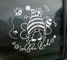 5 inch Bee Kind Vinyl Decal, car decal, car sticker, truck decal, laptop sticker