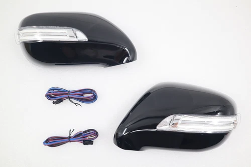 New LED Signal Mirror Black Cover DRL For 2006 2007 2008 Lexus IS250 / IS350