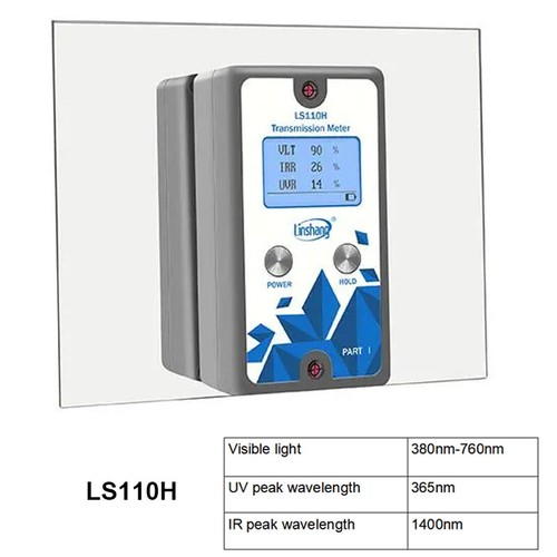LS110A LS110H Split Light Transmittance Tester VL/IR/UV Front Windshield Glass - Picture 9 of 9
