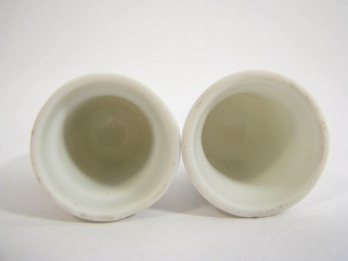 Lot of 2 Multi Color Butterfly And Bird Porcelain Thimbles Collectible - Picture 4 of 8