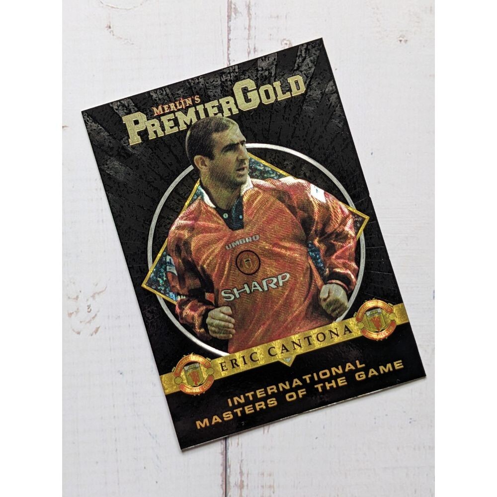 Eric Cantona 10枚限定 Gold 激レア　カード　サッカー Eric Cantona 1997-98 Merlin Premier Gold Golden Moments