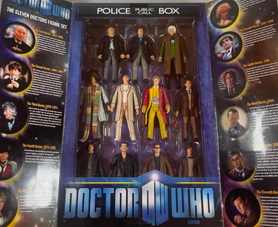 Juego de figuras de 5"" Doctor Who - The Eleven Doctors Foto 2 de 4
